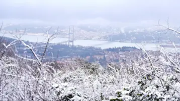 İstanbul'da buzlanma ve kar uyarısı. Sıcaklık -5 derece hissedilecek