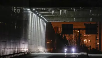 Başkent buz tuttu. 1 metrelik sarkıtlar oluştu