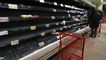 ABD'yi etkisi altına alacak dondurucu soğuklar öncesi raflar boşaldı