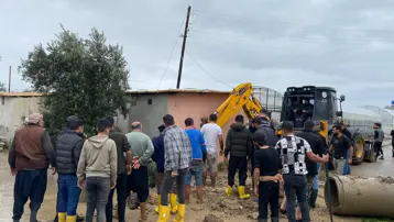 Tahliye kanalına düşen küçük Berra'dan acı haber