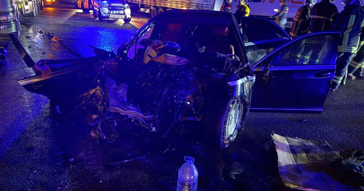 Zincirleme kazada 1 kişi öldü, 7 kişi yaralandı