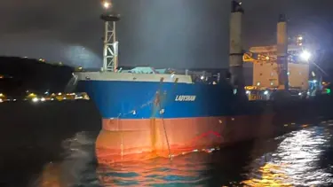 İstanbul Boğazı'nda kuru yük gemisi arıza yaptı