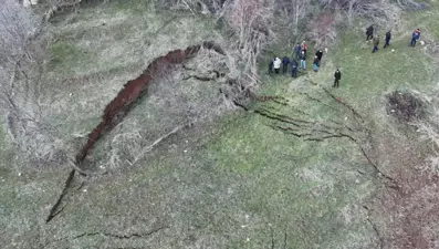 Sivas'ta korkutan görüntü! Bölgede ekipler çalışma başlattı