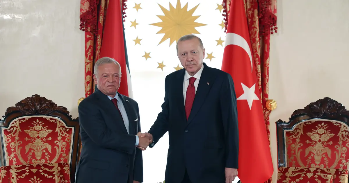 Cumhurbaşkanı Erdoğan ile Ürdün Kralı görüştü