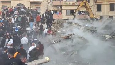 Lübnan'da eski bir binanın çökmesi sonucu 9 kişi öldü