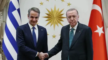 Yunanistan Başbakanı Miçotakis Ankara'da. Cumhurbaşkanı Erdoğan: "Meseleler çetrefilli ama çözümsüz değil"