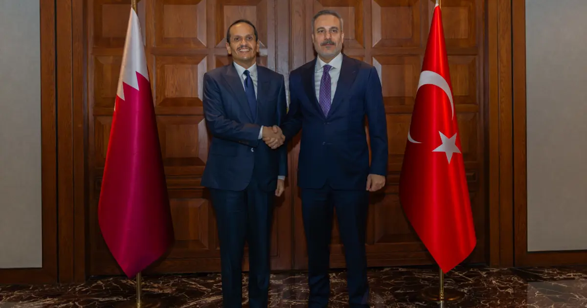 Hakan Fidan, Katarlı mevkidaşı Al Sani ile görüştü