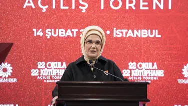Emine Erdoğan: Kütüphane okulların can damarıdır