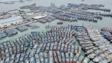 2 binden fazla tekne limana yanaştı. Deniz trafiği hareket edemez hale geldi