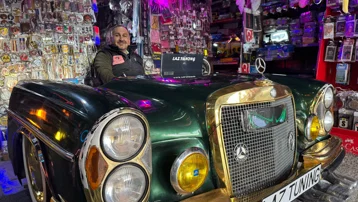 Böyle dönüşüm hikayesi görülmedi. Ofis masası 1967 model arabadan yapıldı