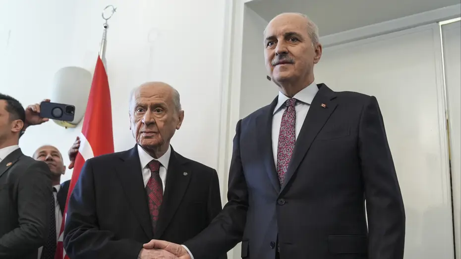 Kurtulmuş Bahçeli'yi ziyaret etti