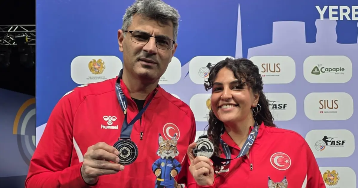 Şevval İlayda Tarhan ile Yusuf Dikeç'ten Avrupa'da gümüş madalya