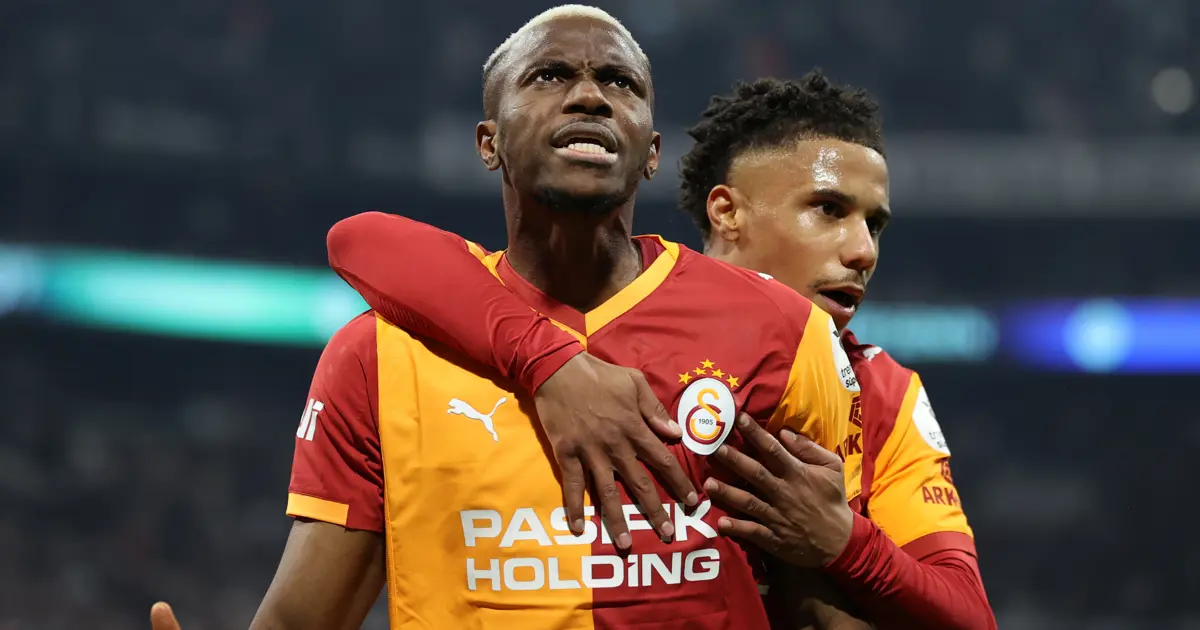Galatasaray'da Victor Osimhen atmaya devam ediyor
