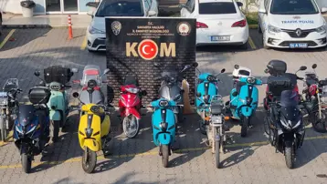 Motor hacmi değiştirilip usulsüz satılan yüzlerce motosiklet ele geçirildi