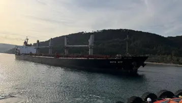 Çanakkale Boğazı'nda gemi karaya oturdu