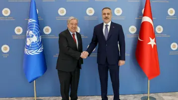 Dışişleri Bakanı Hakan Fidan, BM Genel Sekreteri Guterres ile görüştü