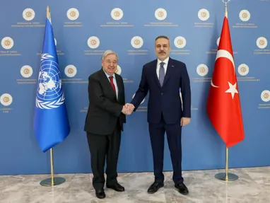 Dışişleri Bakanı Hakan Fidan, BM Genel Sekreteri Guterres ile görüştü