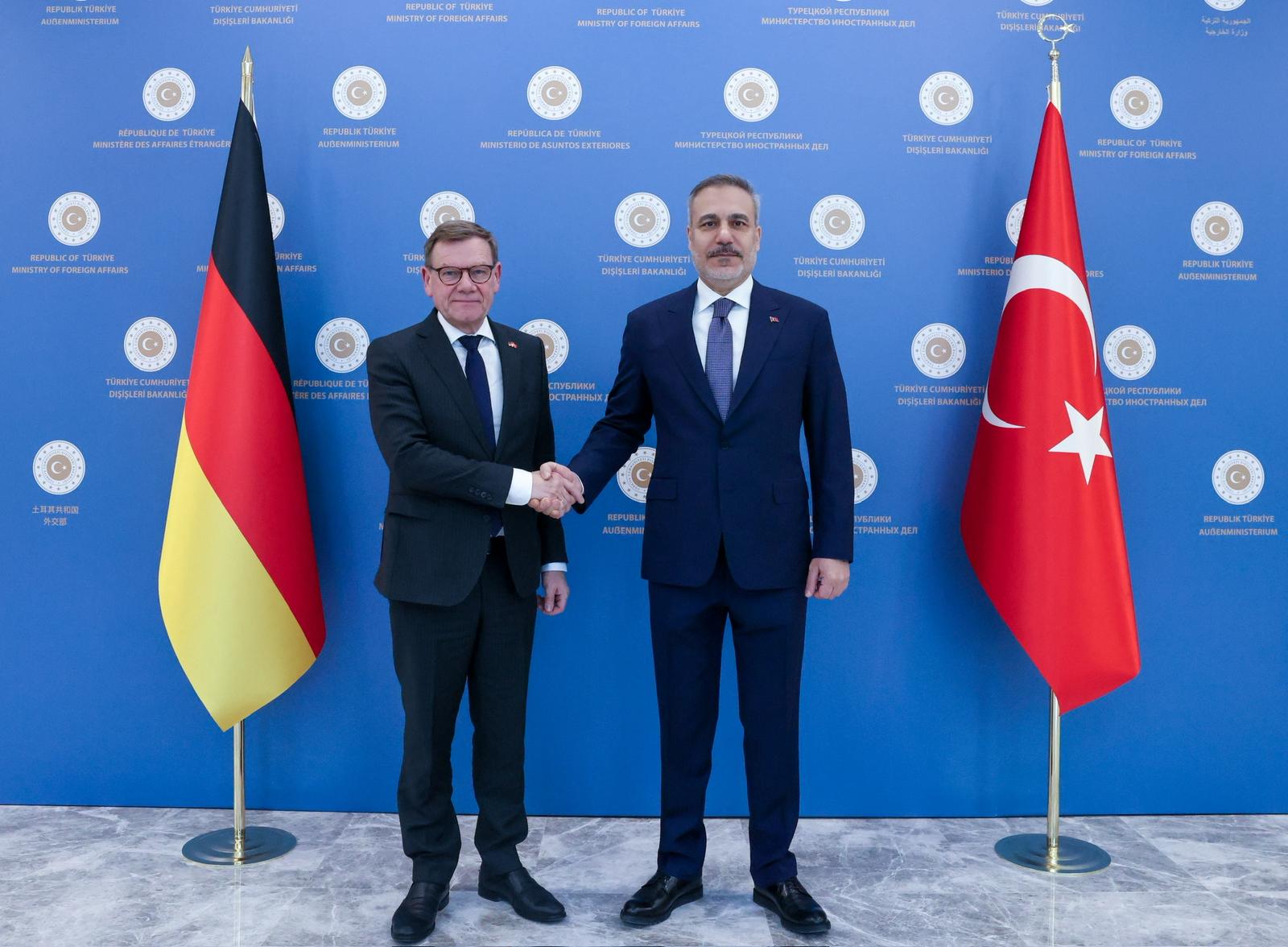 Dışişleri Bakanı Fidan, Alman mevkidaşı Wadephul'u ağırladı. 