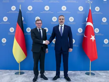 Dışişleri Bakanı Fidan, Alman mevkidaşı Wadephul'u ağırladı. "Türkiye her senaryoya hazır" mesajı verildi