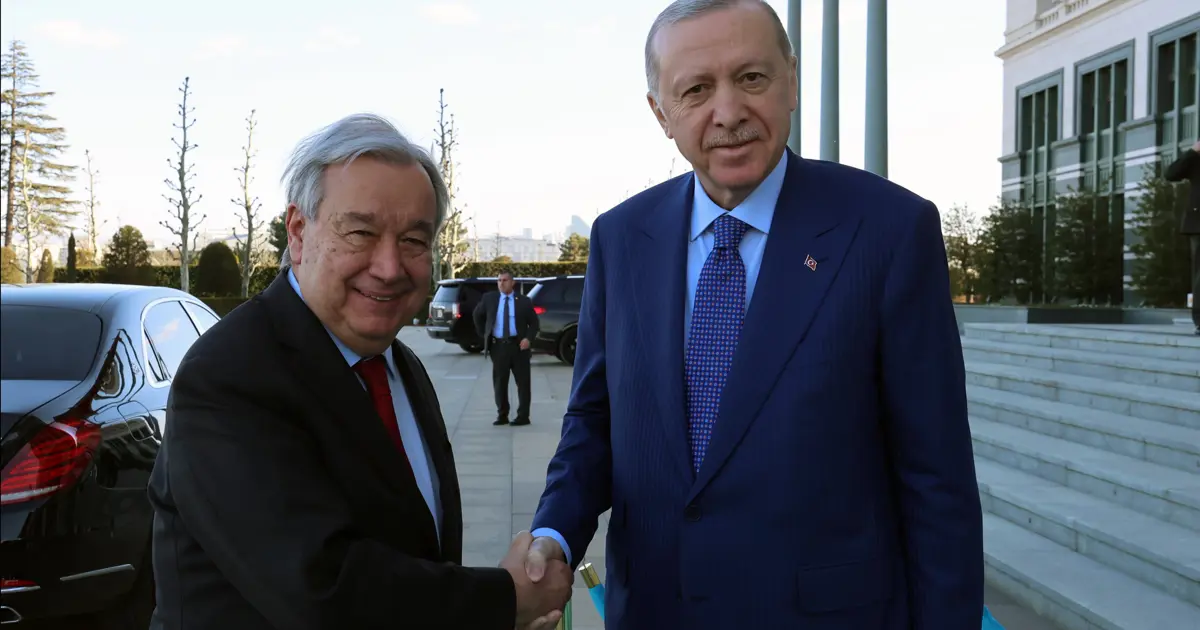 Cumhurbaşkanı Erdoğan'dan Antonio Guterres'e barış ödülü. "Nerede acı varsa dindirmeye çalışıyoruz"