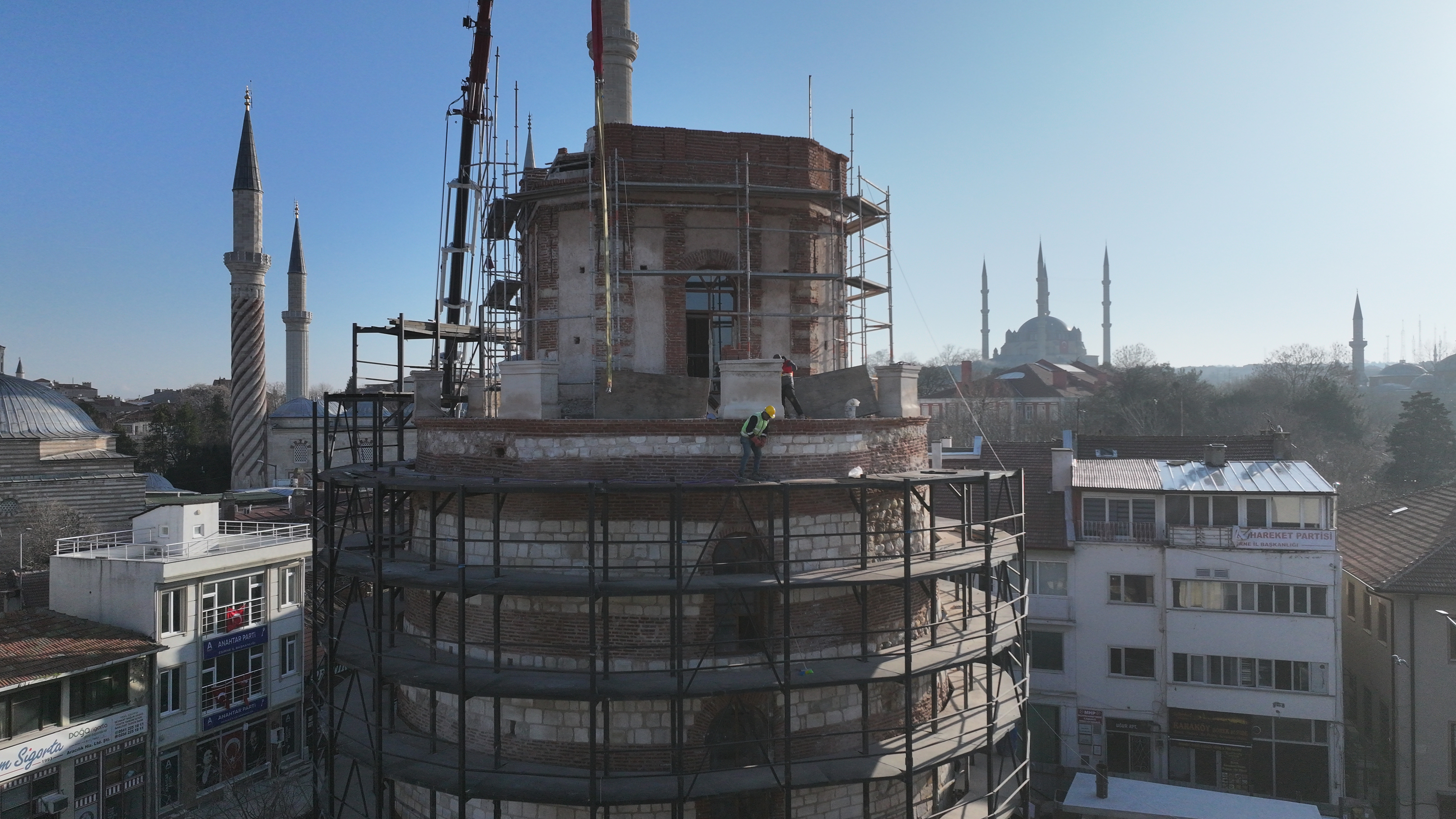 Edirne surlarının ayakta kalan tek tanığı. 2 bin yıldır zamana direniyor