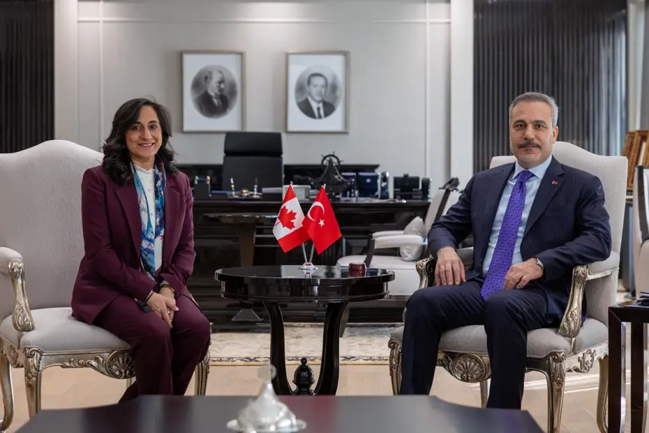 Bakan Fidan, Kanadalı mevkidaşı ile Ankara'da görüştü. 