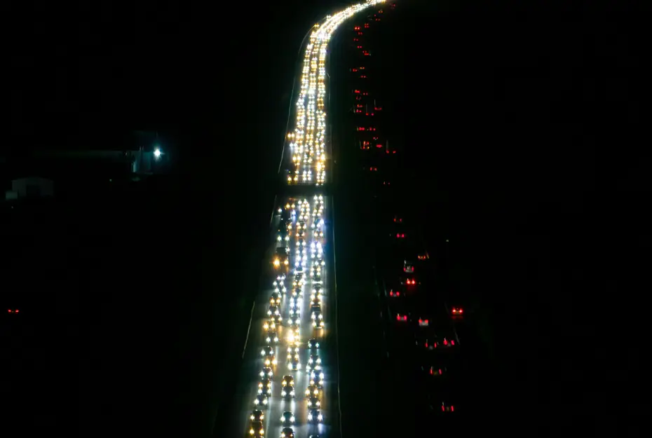 Tatil dönüşü trafik çilesi