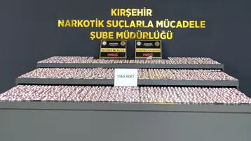 Kırşehir'de uyuşturucu operasyonu