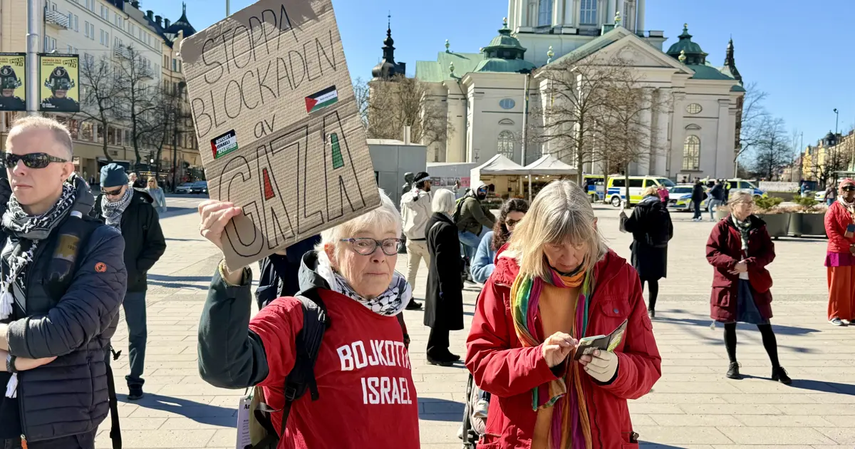 İsveç'te İsrail saldırganlığı protesto edildi