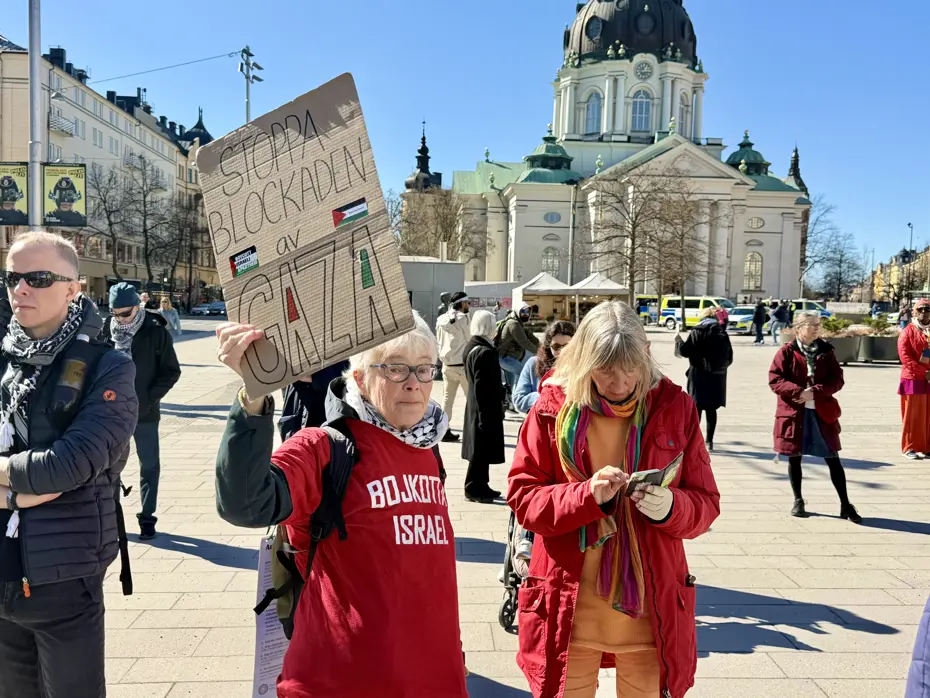 İsveç'te İsrail saldırganlığı protesto edildi
