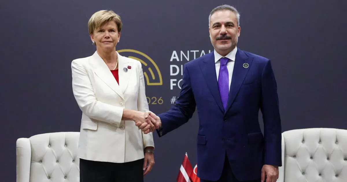 Dışişleri Bakanı Fidan, Letonyalı mevkidaşıyla görüştü