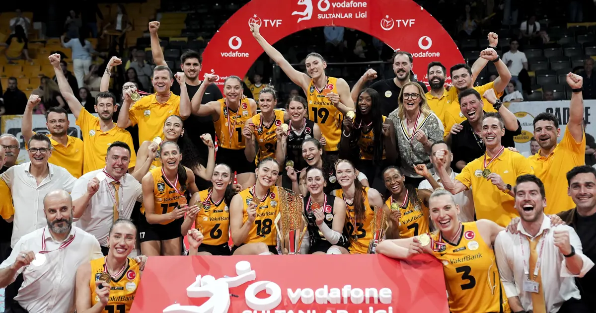 Vodafone Sultanlar Ligi'nde şampiyon VakıfBank