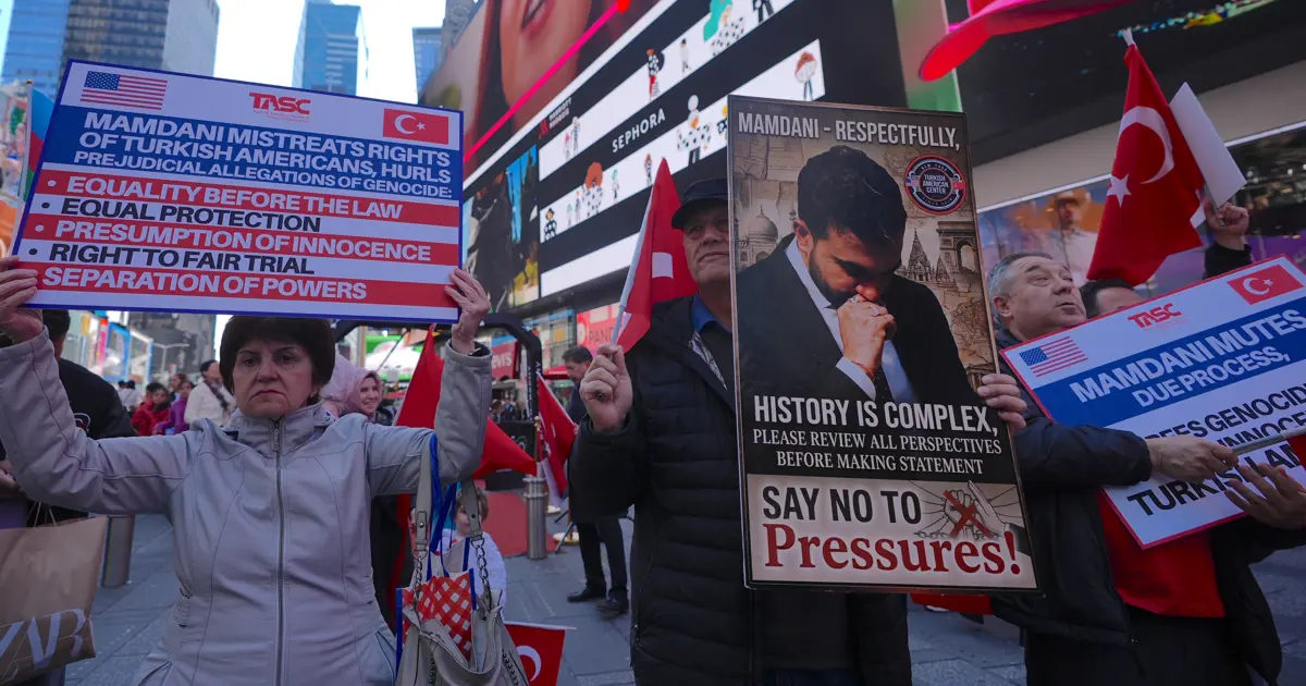Türk-Amerikan toplumundan Mamdani'ye tepki yürüyüşü