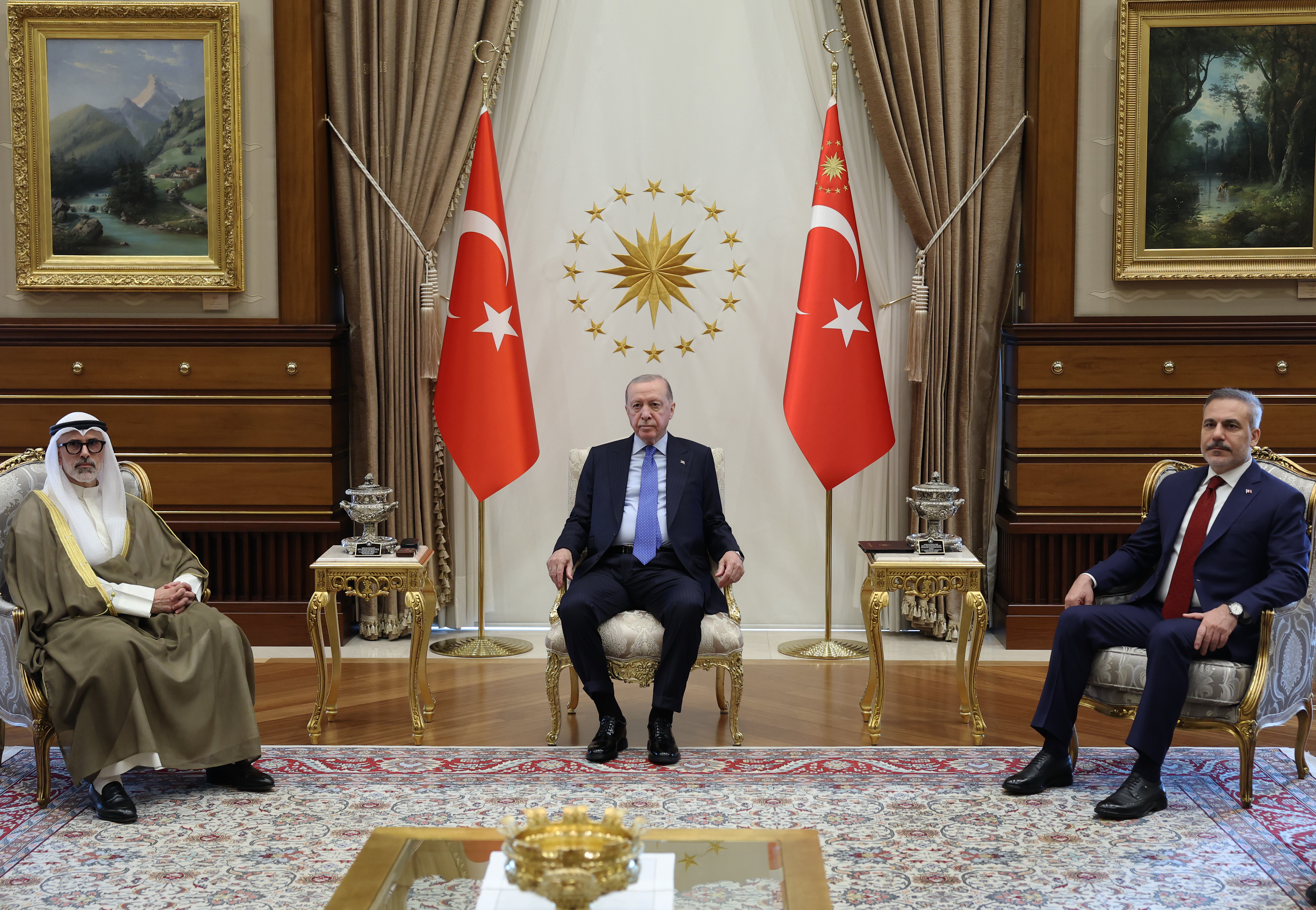 Cumhurbaşkanı Erdoğan, Kuveyt Dışişleri Bakanı'nı kabul etti