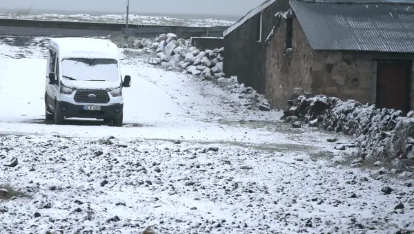 Mayıs ortasında lapa lapa kar yağdı