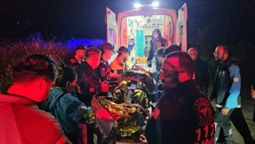 Paraşütü dolandı, dere yatağına düştü. 5 saatte kurtarıldı