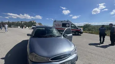 Otomobille çarpışan motosikletin sürücüsü öldü