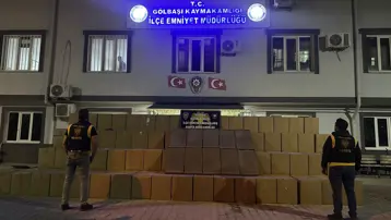 Milyonlarca bandrolsüz sigara ele geçirildi