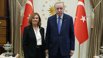 Cumhurbaşkanı Erdoğan, İspanya Anayasa Mahkemesi Başkanvekili Huertas ile bir araya geldi