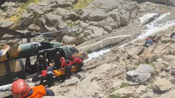Jandarma, AFAD, 112'nin yaralı kurtarma operasyonu