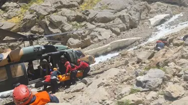 Jandarma, AFAD, 112'nin yaralı kurtarma operasyonu