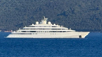 Mega yat "Golden Odyssey" Bodrum açıklarına demirledi