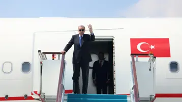 Cumhurbaşkanı Erdoğan, Katar'a gitti