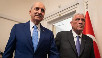TBMM Başkanı Kurtulmuş'un süreç yasası turu sürüyor. Bugünkü ilk ziyaret İYİ Parti'ye