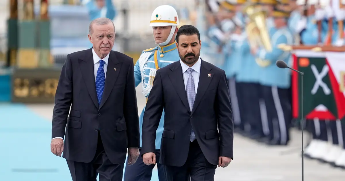 Cumhurbaşkanı Erdoğan, Irak Başbakanı Zeydi'yi resmi törenle karşıladı