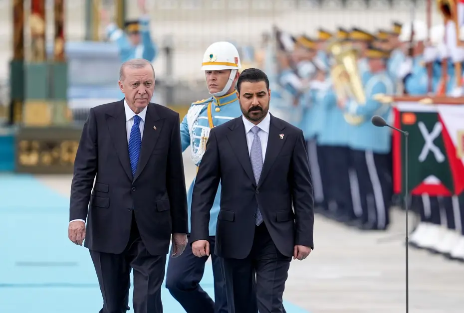 Cumhurbaşkanı Erdoğan, Irak Başbakanı Zeydi'yi resmi törenle karşıladı