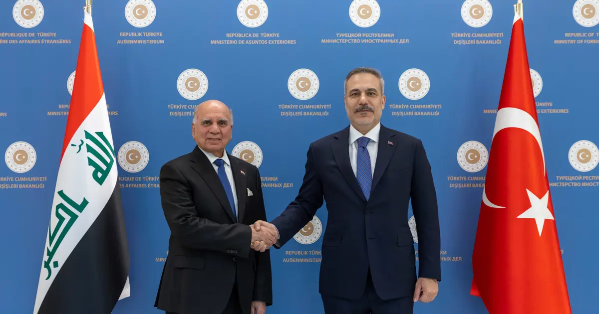 Dışişleri Bakanı Fidan, Irak Dışişleri Bakanı Hüseyin ile Ankara'da görüştü