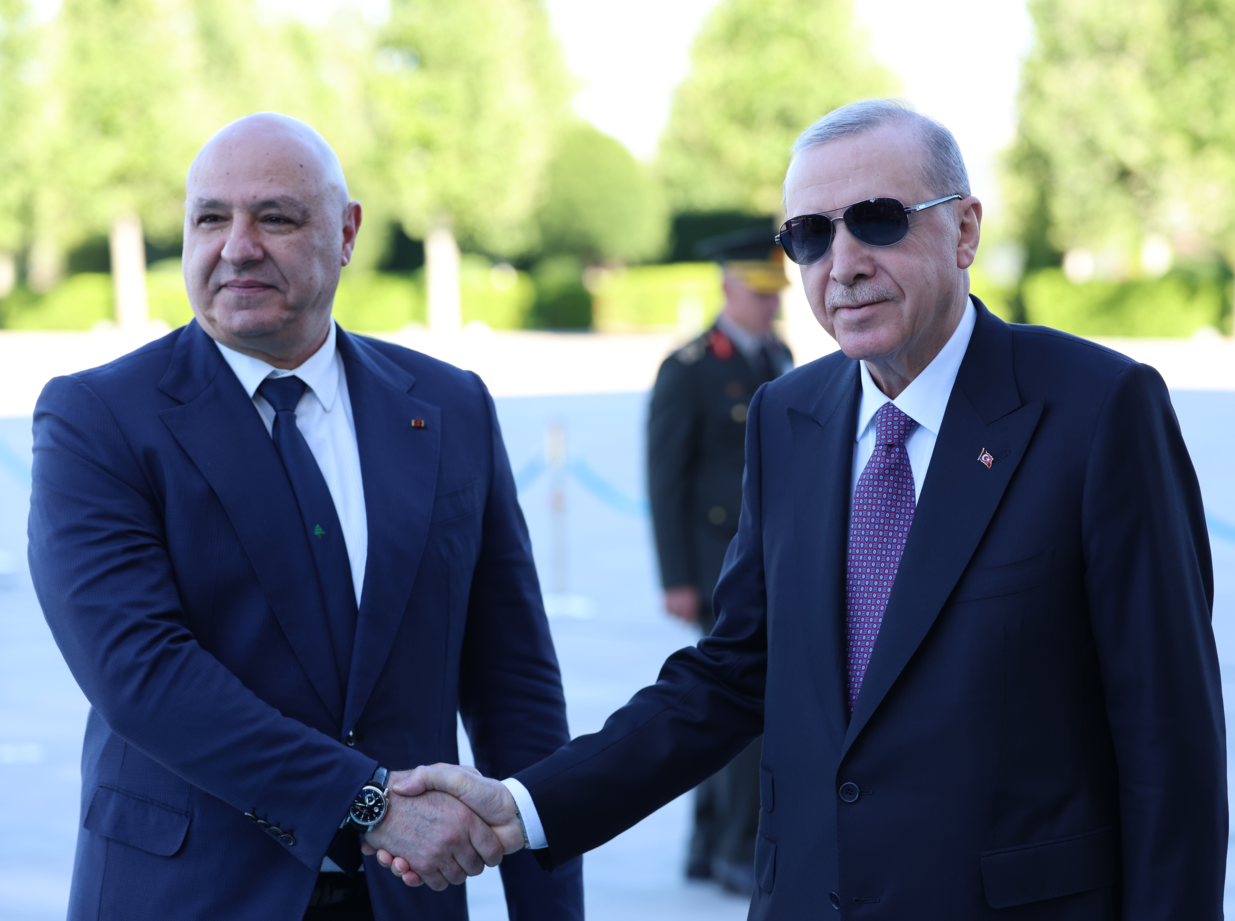 Lübnan Cumhurbaşkanı Ankara'da. Erdoğan: İsrail insanlık suçu işiyor