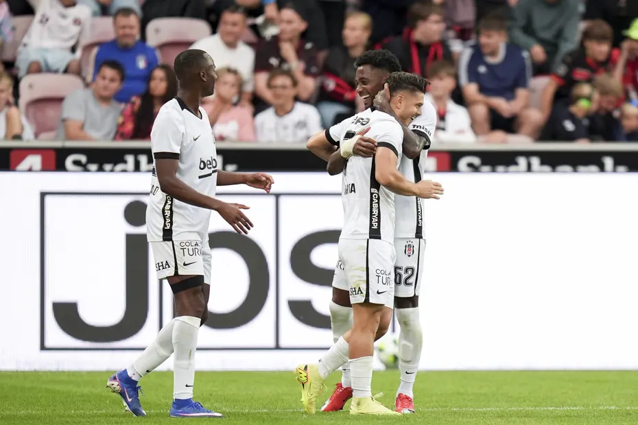 Beşiktaş, Danimarka'da da kazandı ve Avrupa Ligi 3. eleme turuna yükseldi