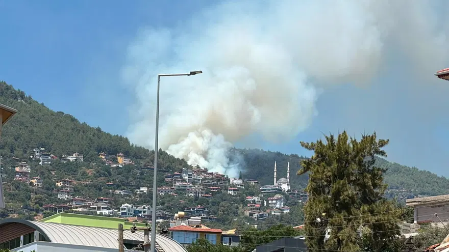 ALANYA'DA ORMAN YANGINI 3